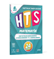 ARTIBİR YAYINLARI 8.SINIF HTS MATEMATİK HAFTALIK TAKİP SİSTEMİ 24 DENEME