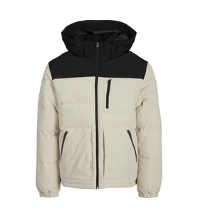 Jack & Jones 12258416 Jjeotto Puffer Ceket Sn Ay Işığı (Krem)