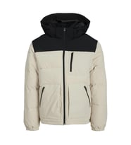 Jack & Jones 12258416 Jjeotto Puffer Ceket Sn Ay Işığı (Krem)