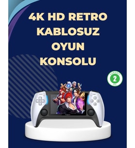 Kompakt Hafif Oyun Konsolu 1000 Klasik Oyun Dahil