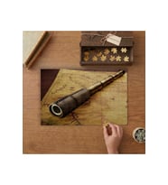Dürbün Eski Harita Tasarımı 240 parça Ahşap Puzzle Ahşap Kutuda MP00411