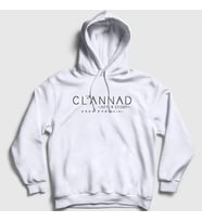 Presmono Unisex Beyaz Logo Anime Clannad After Story Kapüşonlu Sweatshirt 554370tt (Beyaz)