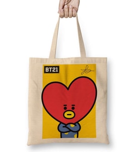 Bt21 Tata Bts Bez Çanta Uzun Saplı