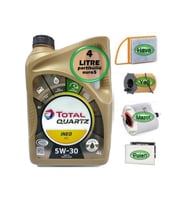5w30 Partikül Yağ + Filtre Ful Set Peugeot 301 1.6 Dizel