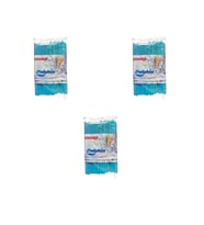 Dolphin Frozen Kalın Kokteyl Buzlu İçecek Pipet - Düz - Turkuaz - 22Cm. - 8mm. -100 Adetlik 3 Paket