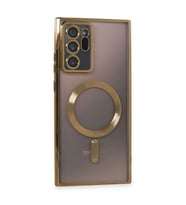 Samsung Galaxy Note 20 Ultra Kılıf Kross Magneticsafe Kapak - Gold