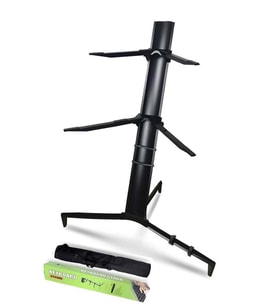 Lastvoice KS-20BK Black Profesyonel Ultimate Org Standı Sehpası Çift Katlı Çantalı