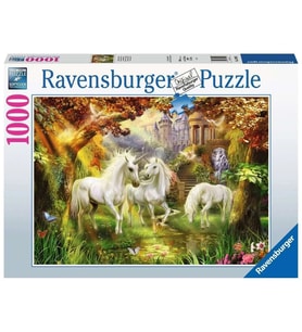 Ravensburger  Sonbaharda Tek Boynuzlu Atlar Puzzle 1000 Parça