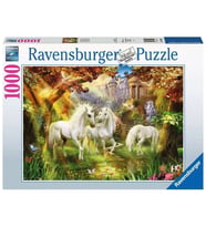 Ravensburger  Sonbaharda Tek Boynuzlu Atlar Puzzle 1000 Parça (Karışık)
