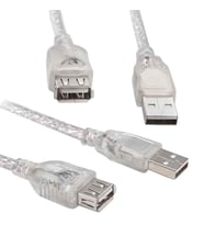 Powermaster PM-18806 Şeffaf 10 Metre Usb 2.0 Uzatma Kablosu