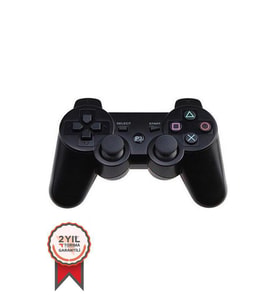 Doubleshock Uyumlu Kablosuz Analog Oyun Kolu PS3 Siyah