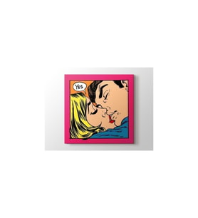 DBSanatevi Roy Lichtenstein - Yes Tablo 60 X 60 Cm