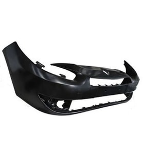 2009-2012 Renault Fluence Ön Tampon Siyah (Sis-Panjur Delikli Tw) (Adet) (Oem No:620224834R)