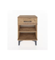 Arges Komodin Tek Raflı Tek Çekmeceli 44x30x64 Çam-Çam