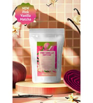 Pink Vanilla Matcha - Vanilya Aromalı Pembe Superfood Matcha Tozu, 50 gr