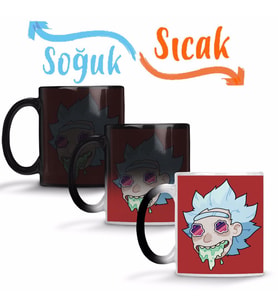 Rick Acid Sihirli Kupa Bardak Porselen