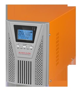 MAKELSAN POWERPACK SE 1KVA / 900W (1F/1F) 4-8dk (2x 12V/7AH) ONLINE MU01000N11EAV04