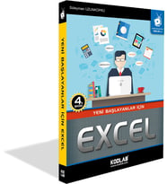 YENİ BAŞLAYANLAR İÇİN EXCEL EĞİTİM KİTABI (Siyah - Beyaz)