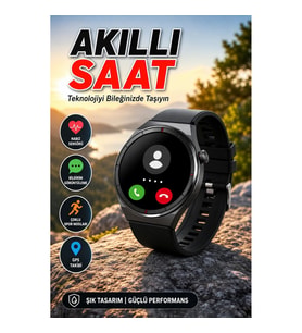 Akıllı Saat Nabız Ölçerli Spor Takip ve Bildirim Özellikli GPS Destekli Yeni Nesil