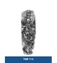 TQB-112 SAVAŞÇI DESEN GEÇİCİ KOL DÖVMESİ-TATTO