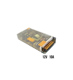 ROSE OPS-120-12 12V 10A Metal Kamera Güç Kaynağı (Beyaz)