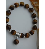 STONEAGE JEWELLERY Kaplan Gözü Doğal Taşlı Bileklik