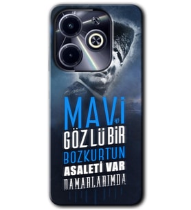 İnfinix Hot 40i Kılıf HD Desen Baskılı Kılıf - Bozkurt Atatürk