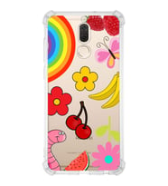 PrintiFy Huawei Mate 10 Lite Uyumlu Water Color 5 Baskılı Şeffaf Köşe Korumalı Antişok Kılıf