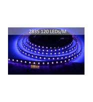 12 Volt 120 Ledli 2835 SMD UV Silikonlu Dış Mekan 5 Metre Şerit Led