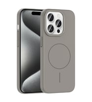 Apple iPhone 15 Pro Kılıf M-safe Şarj Özellikli Zore Ruby Sert Kapak