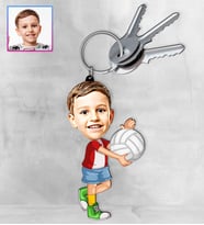 Kişiye Özel Karikatür Tasarım Anahtarlık 97332