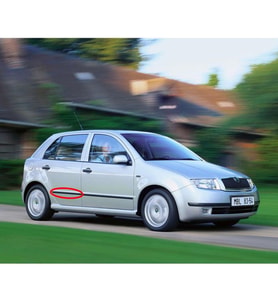 Skoda Fabia 1 2000-2008 Sağ Arka Kapı Bandı Çıtası 6Y0853754