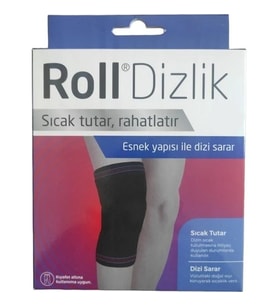 Roll Yün Dizlik Siyah % 100 Yün