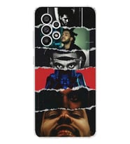 Samsung Galaxy A32 Uyumlu The Weeknd Tasarımlı Şeffaf Telefon Kılıfı