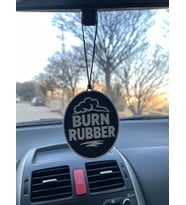 Dikiz Aynası Süsü – Burn Rubber! - Çift Yönlü 3D Baskı, Plastik, Cam Çizmez