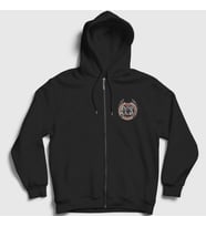 Presmono Unisex Siyah Ccr Creedence Clearwater Revival Fermuarlı Kapüşonlu Sweatshirt 489658tt
