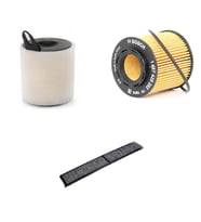 Bosch Filtre Bakım Seti BMW 3 SERİSİ E90 316i 318i Benzin 2006-2011 Hava + Yağ F. + Polen Filtre Bosch