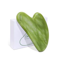 Yeşim Gua Sha Kalp Masaj Taşı 