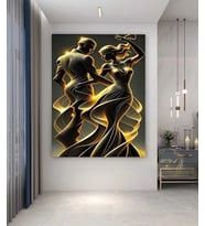 DANS EDEN ÇİFT TABLO EV DUVAR SALON OFİS DÜKKAN HEDİYELİK DEKARASYON SÜSÜ
