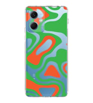 PrintiFy Xiaomi Redmi Note 12 5G Uyumlu Kamera Korumalı Renkli Desen Tasarımlı Şeffaf Kılıf
