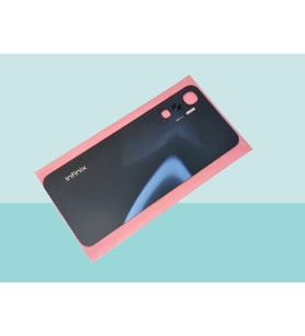 Infinix HOT 20 Uyumlu Arka Kapak Batarya Kapağı - SİYAH