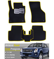 ISUZU D-MAX (2002-2012) Uyumlu EVA Paspas Tam Set–Araca Özel,Kolay Montaj,Su Geçirmez