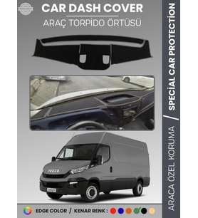 IVECO DAILY (2014-2019) Torpido Örtüsü Panel Torpido Koruma Araca Özel Tam Uyum Kaymaz Kolay Montaj