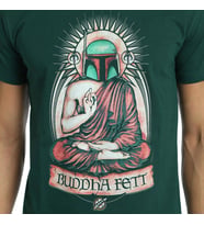 Bant Giyim - Star Wars Mandalorian Boba Fett Yeşil Erkek Tişört