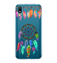 PrintiFy Huawei Y5 2019 ile Uyumlu 1mm Slim Fit Nazar Boncuğu 6 Baskılı Şeffaf  Kılıf