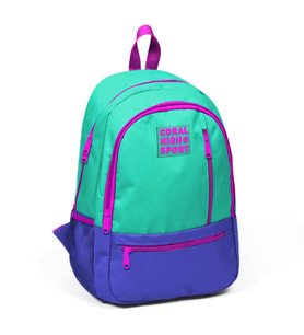 Coral High Sport Su Yeşili Lavanta Dört Bölmeli Sırt Çantası 23460