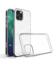 Apple iPhone 12 Pro Kılıf Şeffaf Silikon Hibrit Case (Renksiz)