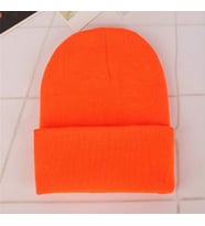 Neon Turuncu Basic Bere Unisex  Turuncu Bere Neon Turuncu-Standart