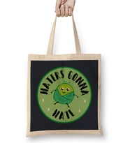 Christmas Brussel Sprouts Haters Gonna Hate Bez Çanta Uzun Saplı