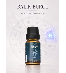 # Balık Burcu Uçucu Yağ Karışımı – Portakal, Sedir, Sandal Ağacı ve Ardıç Uçucu Yağları, 10 ml